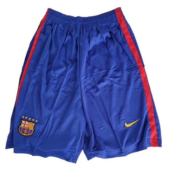 NWT Boys L Nike Authentic Dri Fit FC Barcelona FIFA World Cup Jersey & Shorts - Picture 3 of 12